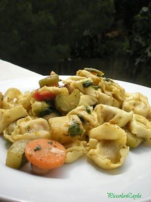 Cappelletti al prosciutto Crudo con Verdure e Funghi