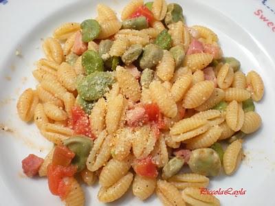 Gnocchetti Sardi con Fave e Pancetta