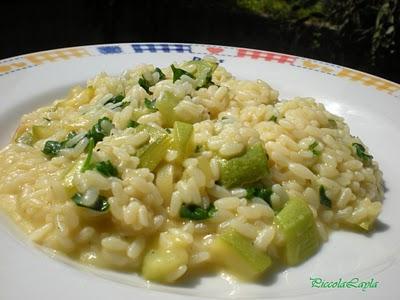 Risotto con Cipolla e Zucchine