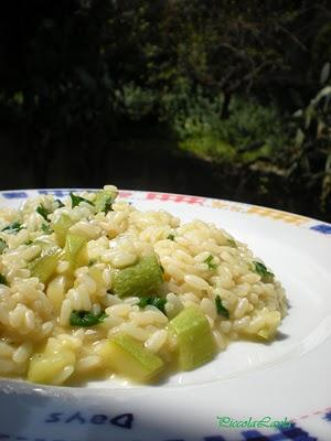 Risotto con Cipolla e Zucchine