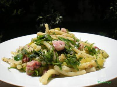 Cataniselle con Zucchine Pancetta e Rucola ai semi di papavero