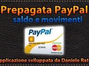PayPal Prepagata: un’applicazione controllare saldo movimenti