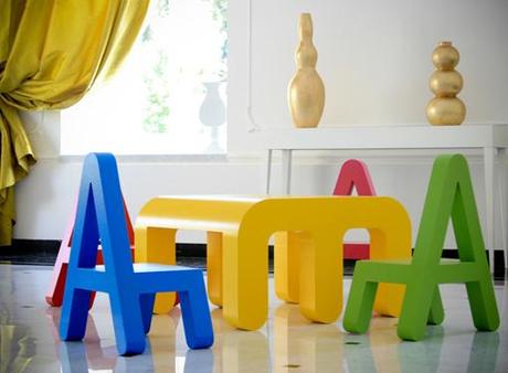 Letters: gli arredi per bambini di Alessandro Di Prisco