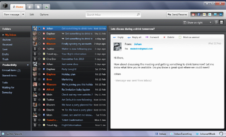 Inbox2 – Una sola interfaccia per tutti i Social Network e GMAIL!!!