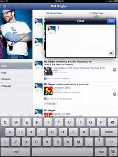 Rumors,  prossimo il rilascio dell'app ufficiale di Facebook per iPad.