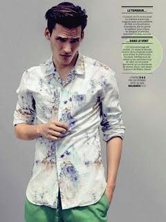 Christopher Michaut in D&G; su GQ France Agosto 2011