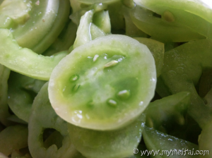 Di necessità virtù… I pomodori verdi.