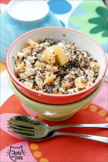 Quinoa con tacchino e melone