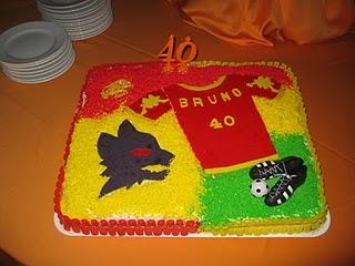 Torta 40 anni per un Romanista