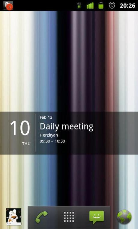 Widget: calendario minimalista per Android Widget: calendario minimalista per Android