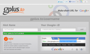 Come effettuare la personalizzazione dell’indirizzo Google+