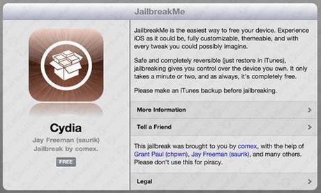 Nuovo tool online JailbreakMe 3.0 per sblocco iOS 4.3.3 compreso iPad 2