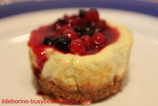 Delizia il Palato - Mini Cheesecake ai Frutti di Bosco