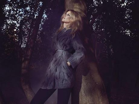 Claudia Shiffer per il Brand Tedesco di Cashmere Iris von Arnim by Camilla Akrans