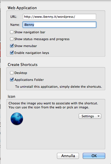 Portate iBenny sul Dock dei vostri iMac, MacBook, Pro e MacBook Air con WebRunner per Firefox!!
