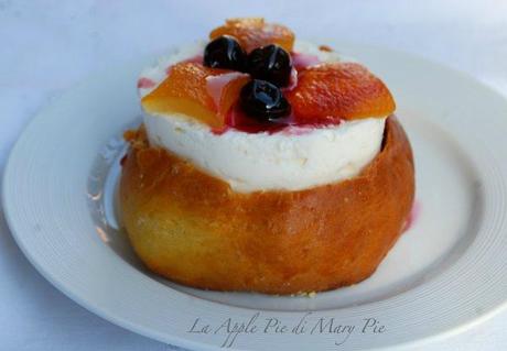 Soufflé glacé quasi cassata nella bbrioscia