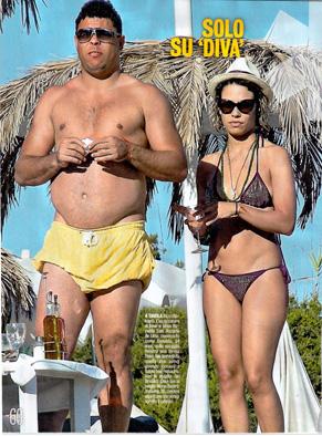 Ronaldo è a Ibiza ma è oversiza