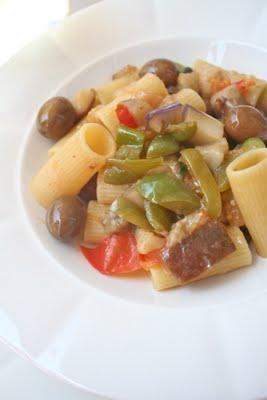 Rigatoni all'itrana per un'oliva