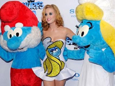 Katy Perry at SMURFS premiere