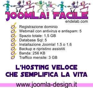 Il servizio di hosting veloce tutto incluso dedicato ai siti web Joomla