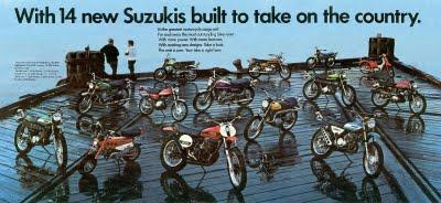 Vintage Brochures: Suzuki full line catalog 1971 (Usa)