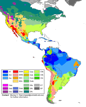 Updated world map of the Köppen-Geiger climate...