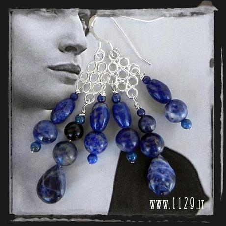 MALAPIS orecchini argento lapis lapis silver earrings