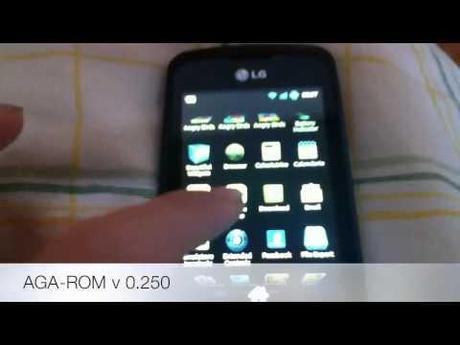 0 AGA ROM 0.250, Custom Firmware Italiano per LG Optimus One P500