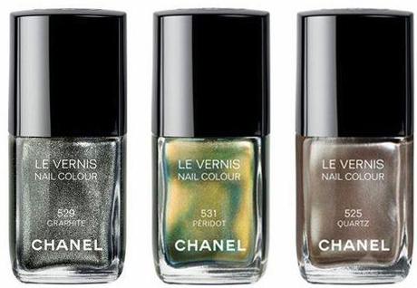 Smalti Chanel 2011/2012: Graphite, Peridot, Quartz