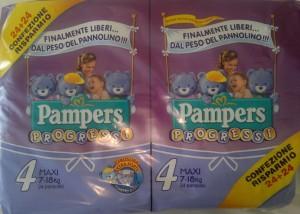 PANNOLINI PAMPERS PROGRESSI CON FLEX ADAPT – rivogliamo il vecchio tipo!! – prima parte