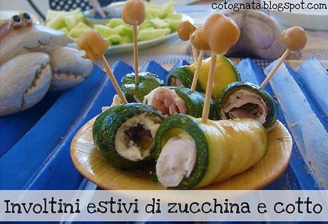 Involtini estivi di zucchina e cotto...il giallo della paletta riapparsa...