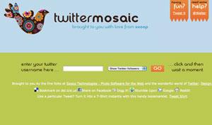 Twitter Mosaic ottenere un’immagine con tutti i follower di Twitter