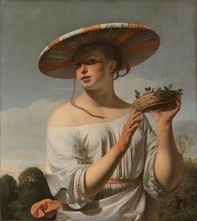 Caesar van Everdingen - Donna col cappello grande