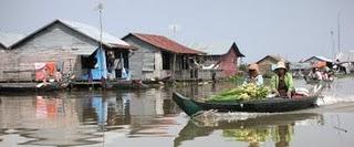 la testa di bambola sul Tonle Sap