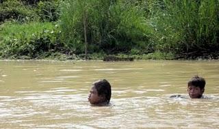 la testa di bambola sul Tonle Sap