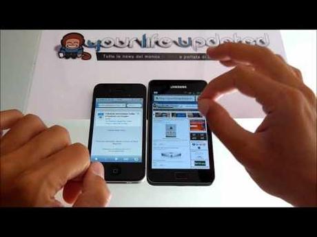 0 Confronto tra Samsung Galaxy S 2 ed Apple iPhone 4 | Videorecensione YourLifeUpdated