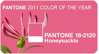 HONEYSUCKLE { eletto colore dell'anno da Pantone® }