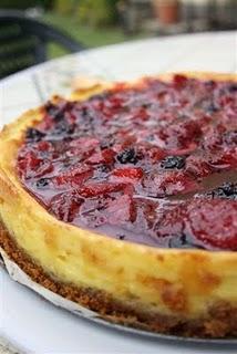 Granberry cheesecake