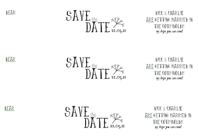 Eco Save the date