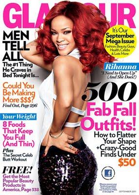 Rihanna in Dolce & Gabbana su Glamour