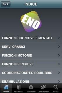 L'app Esame Neurologico Obiettivo.