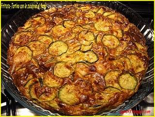 Frittata- tortino di zucchine al forno