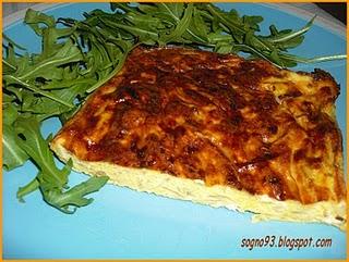 Frittata-Tortino con le cipolle al forno