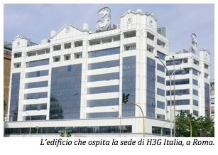 AdermaLocatelli Group realizza il sistema di accesso a monorotaia  per la manutenzione delle facciate della sede di H3G Italia a Roma