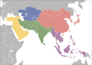 UN geoscheme subregions of Asia: Eastern Asia ...