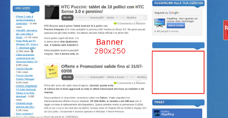 Pubblicità per il tuo sito, blog o forum? Contatta GigaBlog!