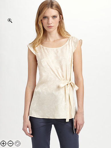 Marc by Marc Jacobs - Carmen Silk Jacquard Top