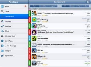 Le migliori offerte e le applicazioni dell'app store con ''AppZapp HD''.