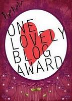 premio ONE LOVELY BLOG AWARD