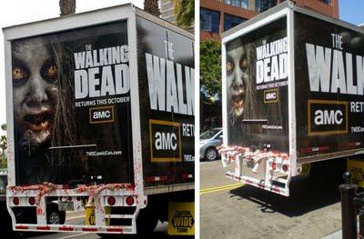 The Walking Dead: pubblicità Zombie al Comic Con 2011